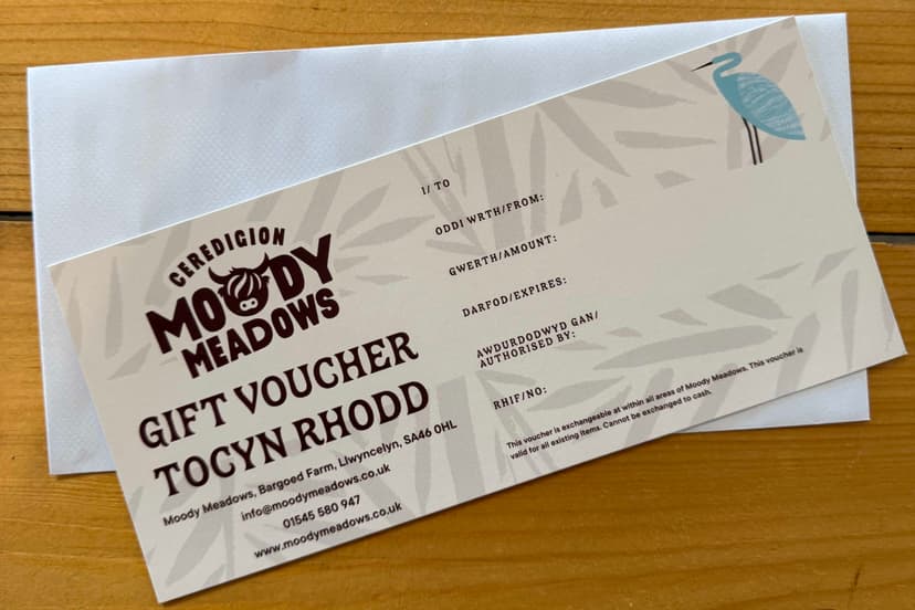 Printed Gift Voucher & Envelope